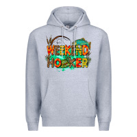 Heather Grey weekend hooker Premium Hoodie - AdoDesignShop