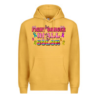 Mustard Fight Cancer In All Color Premium Hoodie - texasbilliewilder