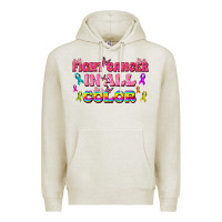 Oatmeal Heather Fight Cancer In All Color Premium Hoodie - texasbilliewilder