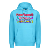 Ocean Blue Fight Cancer In All Color Premium Hoodie - texasbilliewilder
