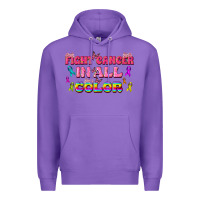 Purple Fight Cancer In All Color Premium Hoodie - texasbilliewilder