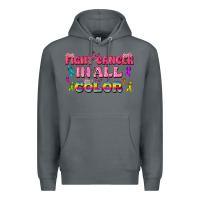Rock Fight Cancer In All Color Premium Hoodie - texasbilliewilder
