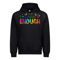 Foreset Green you are enough Urban Hoodie - Zillion Design Studio