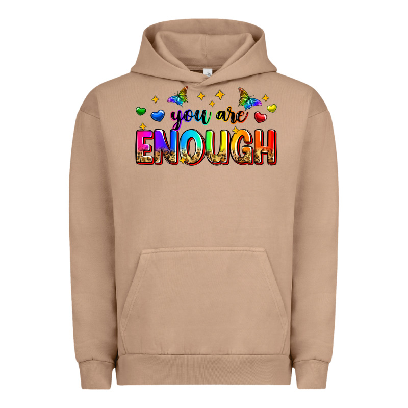 You Are Enough Urban Hoodie by Zillion Design Studio | Teevron
