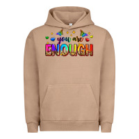 Pigment Burro you are enough Urban Hoodie - Zillion Design Studio