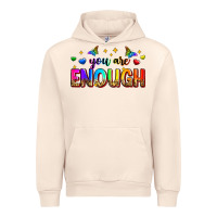 Sandshell you are enough Urban Hoodie - Zillion Design Studio
