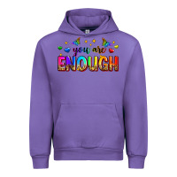 Tulip you are enough Urban Hoodie - Zillion Design Studio