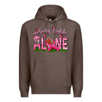 Coffee Football Nobody Fights Alone Premium Hoodie - texasbilliewilder