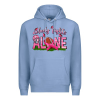 Colony Blue Football Nobody Fights Alone Premium Hoodie - texasbilliewilder
