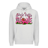Dove Grey Football Nobody Fights Alone Premium Hoodie - texasbilliewilder