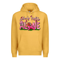 Mustard Football Nobody Fights Alone Premium Hoodie - texasbilliewilder
