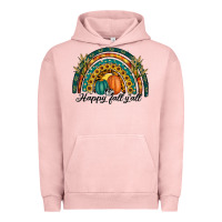 Pigment Salmon happy fall y'all rainbow Urban Hoodie - RanaPortraitStore