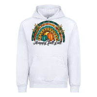 White happy fall y'all rainbow Urban Hoodie - RanaPortraitStore