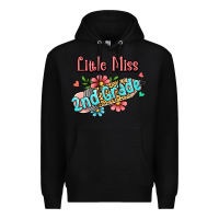 Black little miss second grade Premium Hoodie - RanaPortraitStore