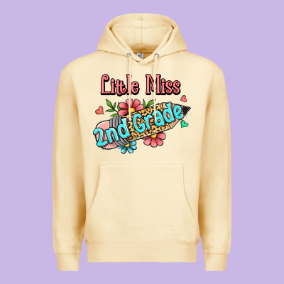 Little Miss Second Grade Premium Hoodie Designed By Ranaportraitstore