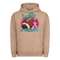 Pigment Burro Tackle Cancer Football Urban Hoodie - texasbilliewilder