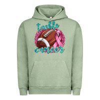 Pigment Oil Green Tackle Cancer Football Urban Hoodie - texasbilliewilder