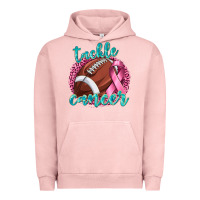 Pigment Salmon Tackle Cancer Football Urban Hoodie - texasbilliewilder