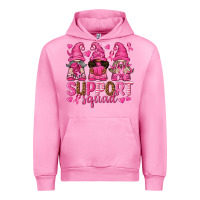 Fuchsia Pink Support Squad with Gnomes Urban Hoodie - texasbilliewilder
