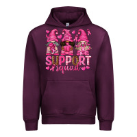Mauve Wine Support Squad with Gnomes Urban Hoodie - texasbilliewilder