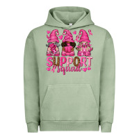 Pigment Oil Green Support Squad with Gnomes Urban Hoodie - texasbilliewilder