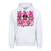 White Support Squad with Gnomes Urban Hoodie - texasbilliewilder