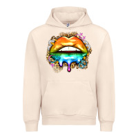 Sandshell rainbow lips Urban Hoodie - Zillion Design Studio