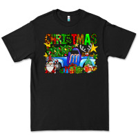 Black christmas truck Premium Tee - SublimationCraftShop