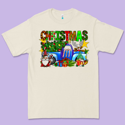 Christmas Truck Premium Tee Designed By Sublimationcraftshop