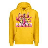 Lemon Fuck Cancer with Butterflies Premium Hoodie - texasbilliewilder