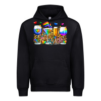 Foreset Green pride wine cups Urban Hoodie - Zillion Design Studio