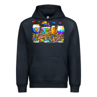 Navy pride wine cups Urban Hoodie - Zillion Design Studio