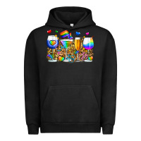Pigment Black pride wine cups Urban Hoodie - Zillion Design Studio