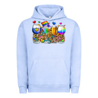 Pigment Grape Ice pride wine cups Urban Hoodie - Zillion Design Studio