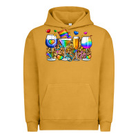 Pigment Peanut Butter pride wine cups Urban Hoodie - Zillion Design Studio