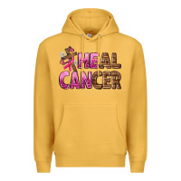 Mustard Heal Cancer Premium Hoodie - texasbilliewilder