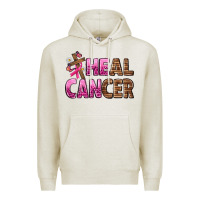 Oatmeal Heather Heal Cancer Premium Hoodie - texasbilliewilder