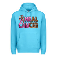 Ocean Blue Heal Cancer Premium Hoodie - texasbilliewilder