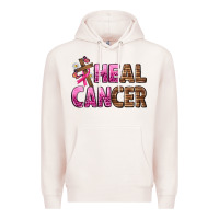 Pale Pink Heal Cancer Premium Hoodie - texasbilliewilder