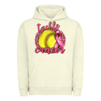 Pigment Pistachio Tackle Cancer Softball Urban Hoodie - texasbilliewilder