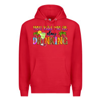 Red you had me at day drinking Premium Hoodie - Zillion Design Studio