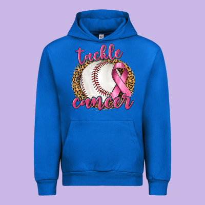 Tackle Cancer Baseball Urban Hoodie Designed By Texasbilliewilder