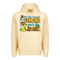 Pina Colada when life gives you lemons grab the vodka Premium Hoodie - Zillion Design Studio