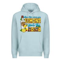 Blue Mist when life gives you lemons grab the vodka Premium Hoodie - Zillion Design Studio