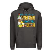 Smoke when life gives you lemons grab the vodka Premium Hoodie - Zillion Design Studio