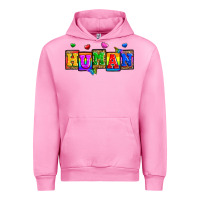 Fuchsia Pink pride human Urban Hoodie - Zillion Design Studio
