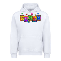 White pride human Urban Hoodie - Zillion Design Studio