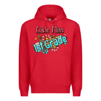 Red little miss first grade Premium Hoodie - RanaPortraitStore