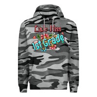 Slate Camo little miss first grade Premium Hoodie - RanaPortraitStore