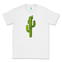 White cactus Classic Tee - BarkalooDesign